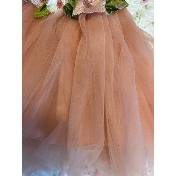 Doe a Dear Floral Waist Tutu Size 4T - Picture 3 of 7